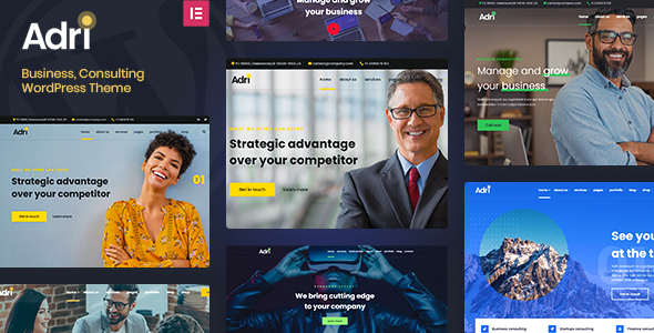 Adri - Business and Consulting WordPress Theme Logo